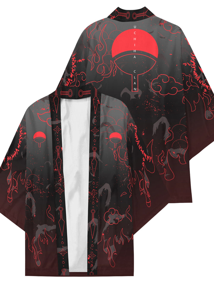 Fandomaniax - [Buy 1 Get 1 SALE] Uchiha Emblem Kimono