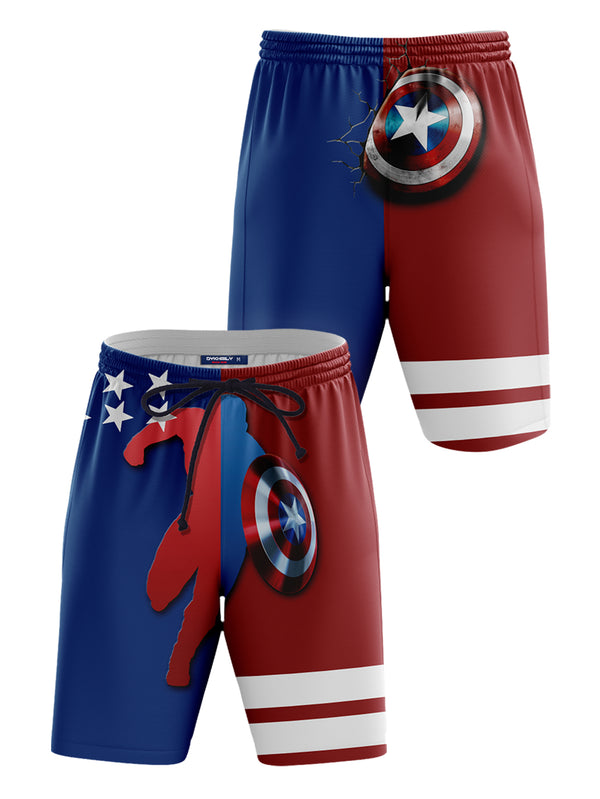 Fandomaniax - Stars and Stripes Beach Shorts