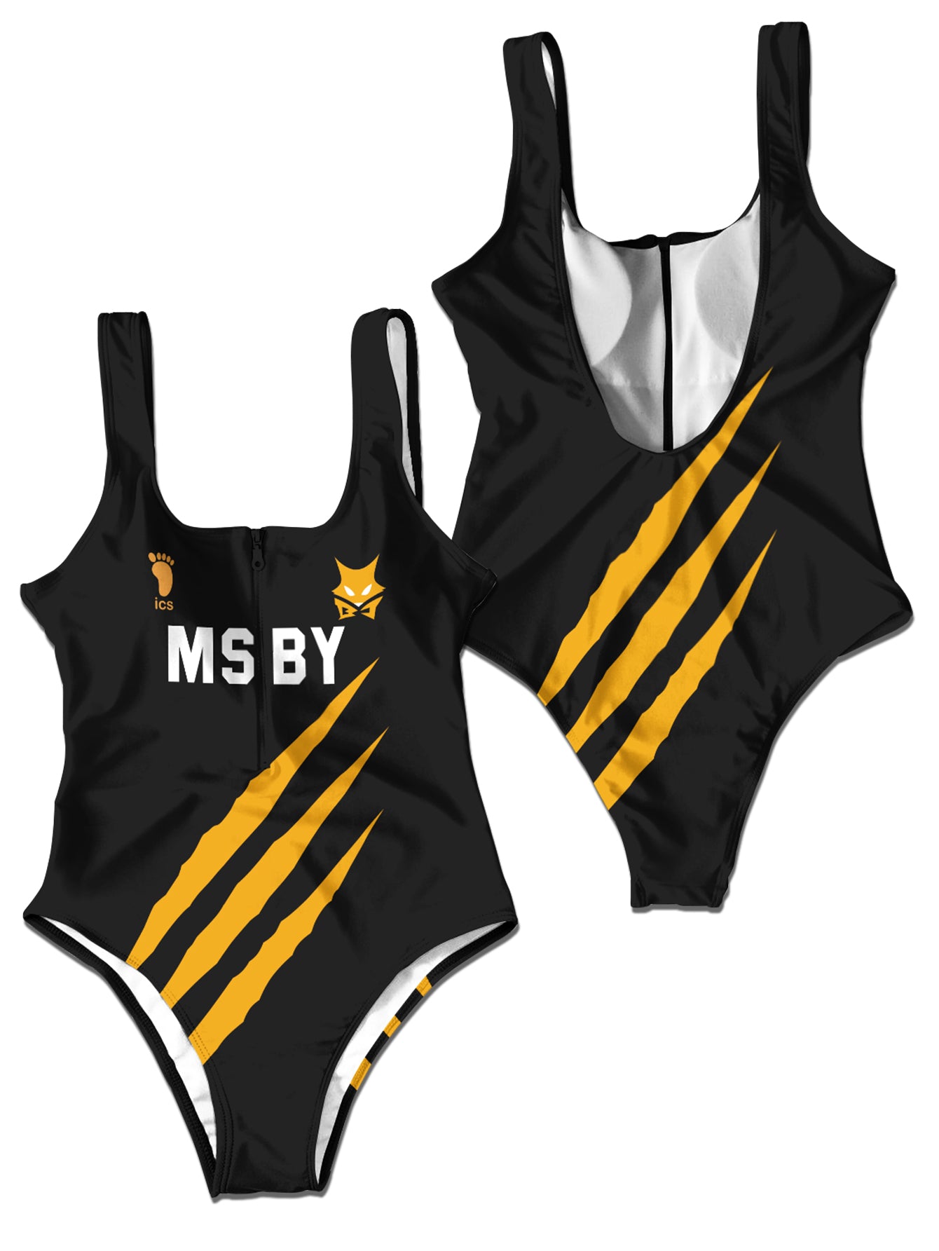 Fandomaniax - Team MSBY Black Jackals One Piece Swimsuit
