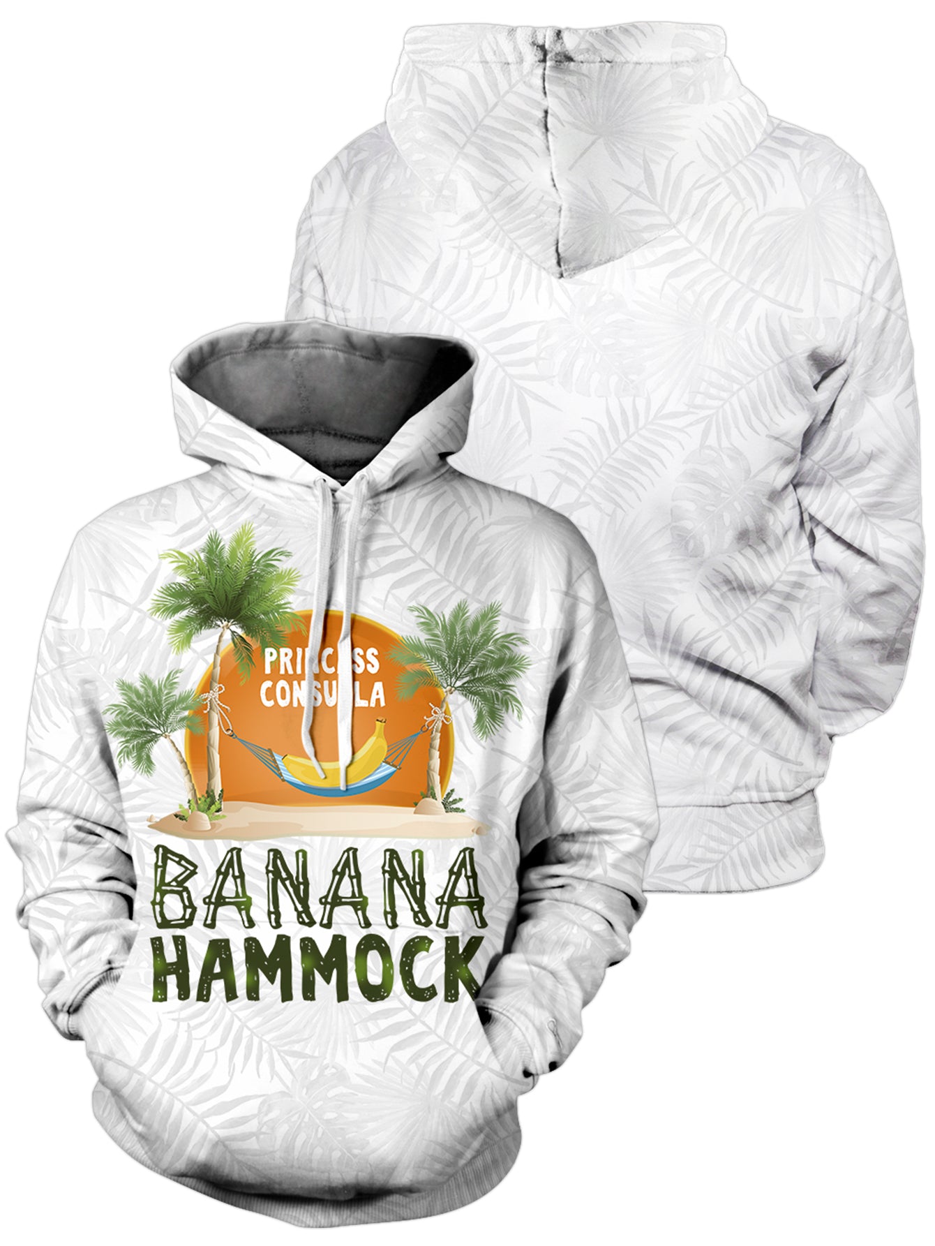 Fandomaniax - Banana Hammock Unisex Pullover Hoodie