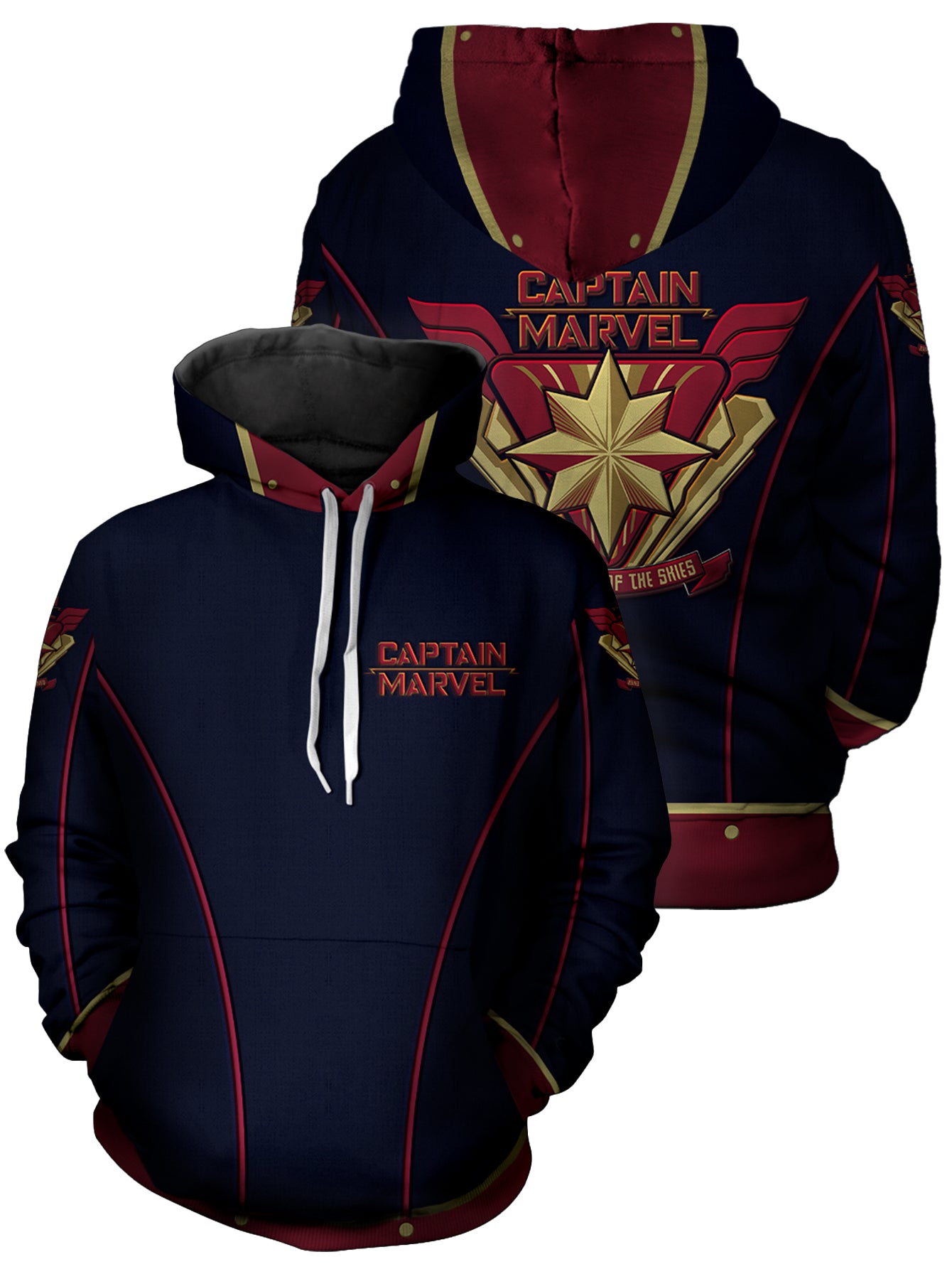 Fandomaniax - Captain of the Skies Unisex Pullover Hoodie
