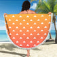 Fandomaniax - Cozy Zenitsu Round Beach Towel