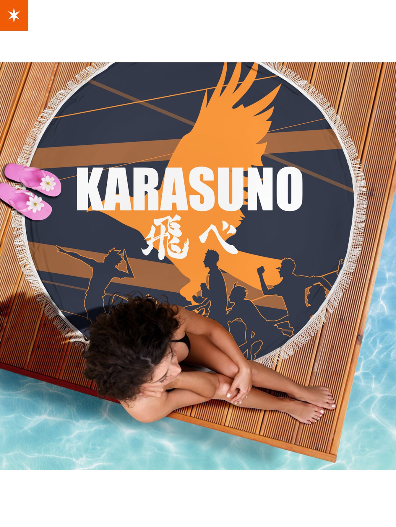 Fandomaniax - Karasuno Season Round Beach Towel
