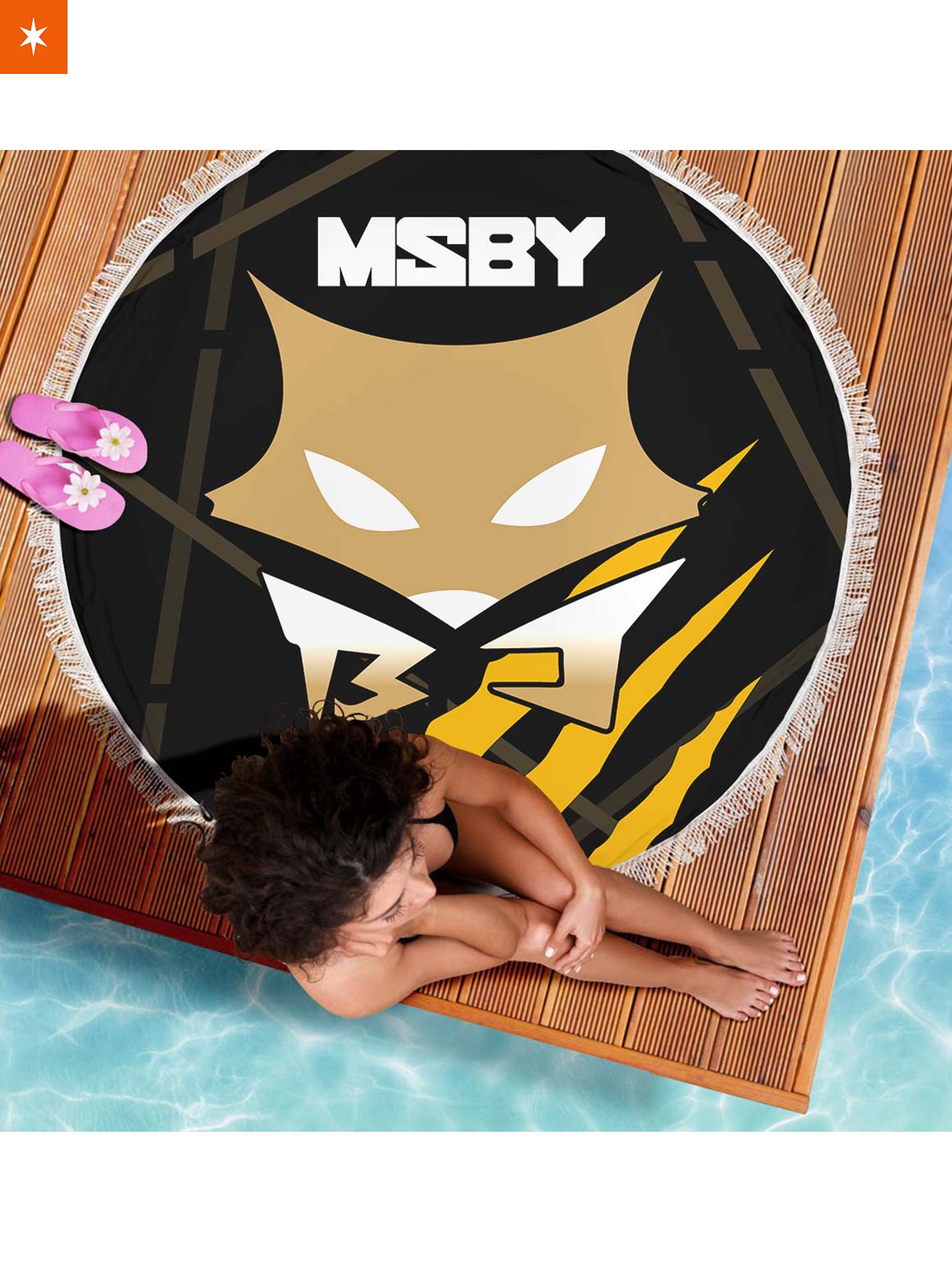 Fandomaniax - MSBY Black Jackals Season Round Beach Towel