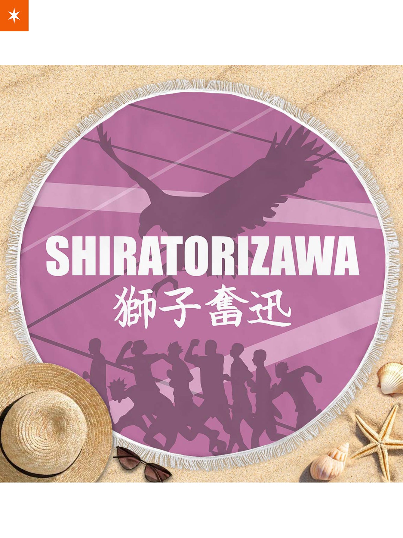 Fandomaniax - Shiratorizawa Season Round Beach Towel