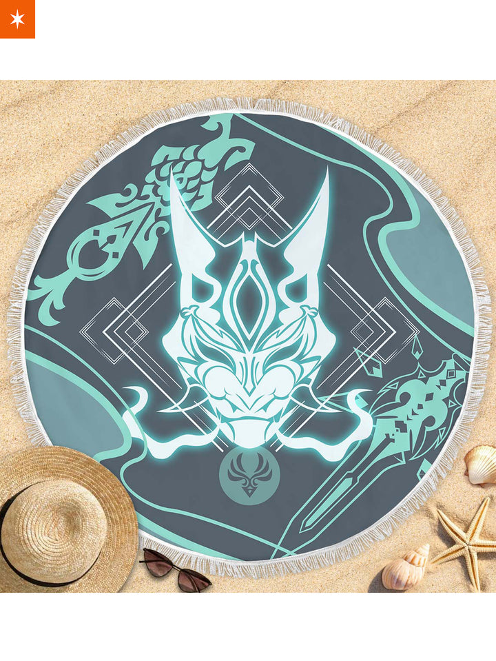 Fandomaniax - Xiao Season Round Beach Towel