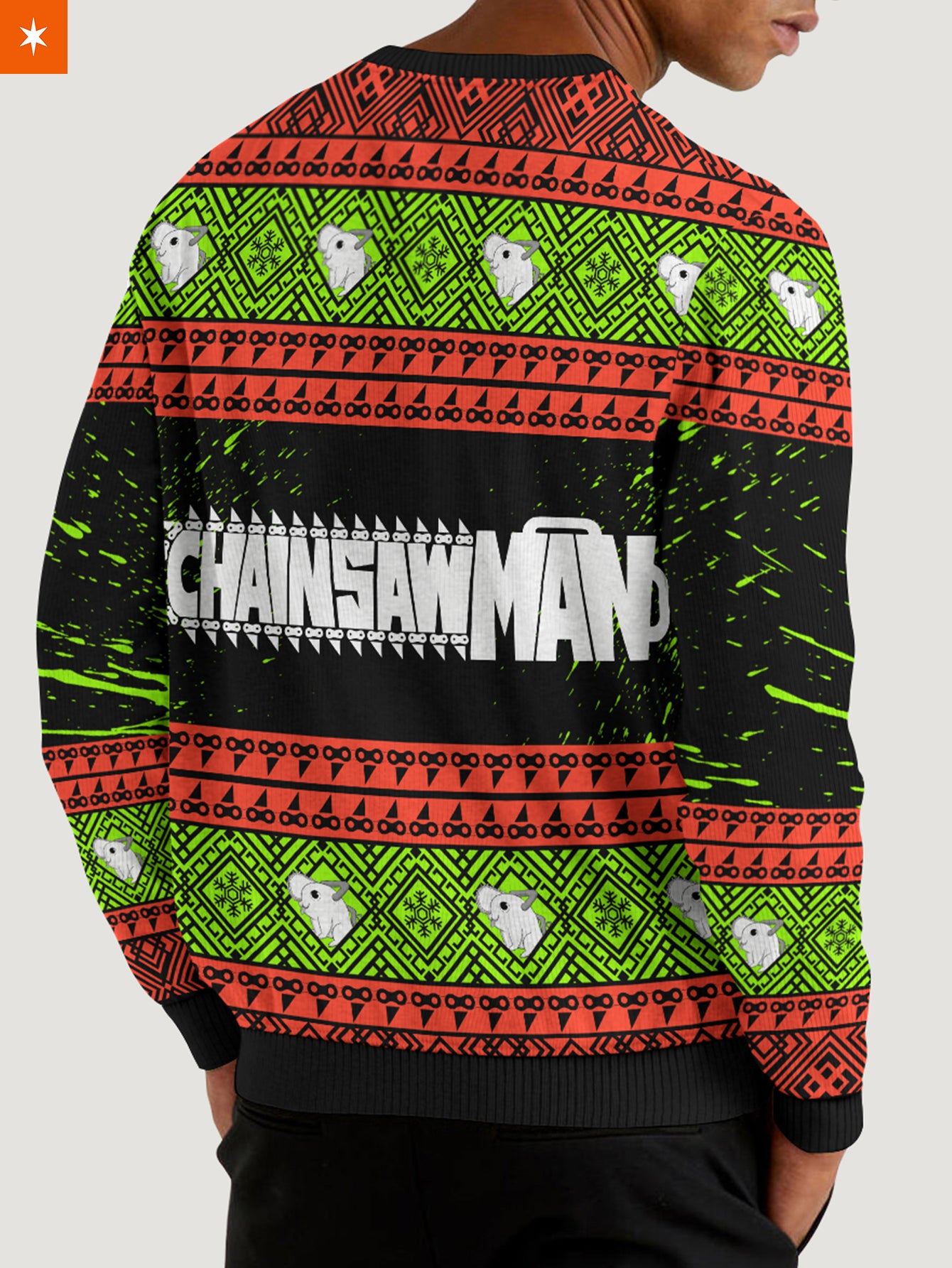 Fandomaniax - Chainsawman Xmas Unisex Wool Sweater