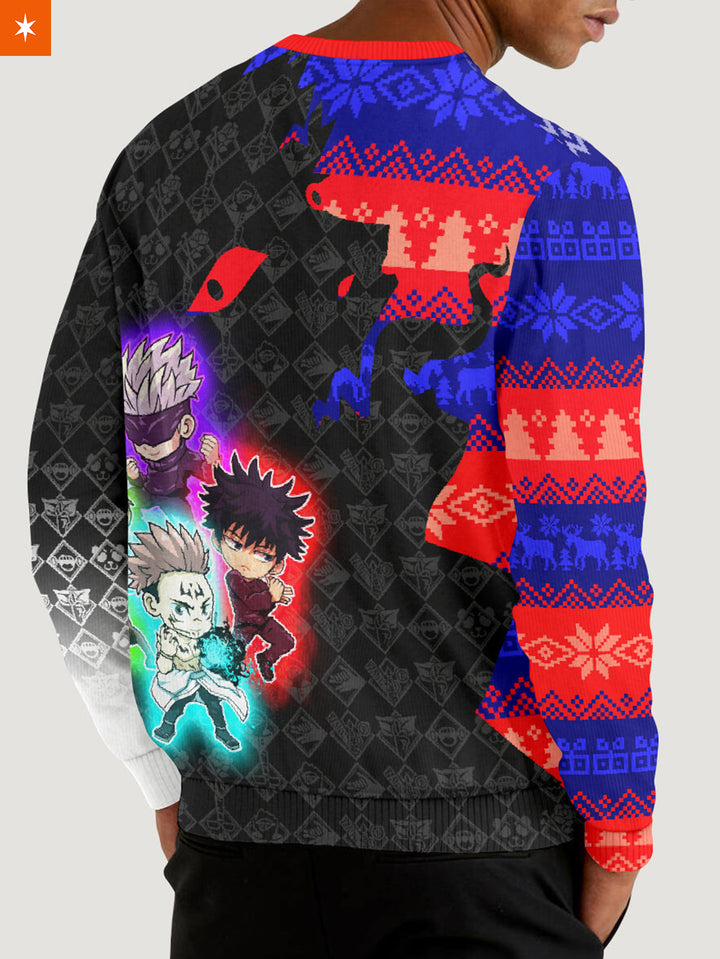 Fandomaniax - Chibi Sorcerer Xmas Unisex Wool Sweater