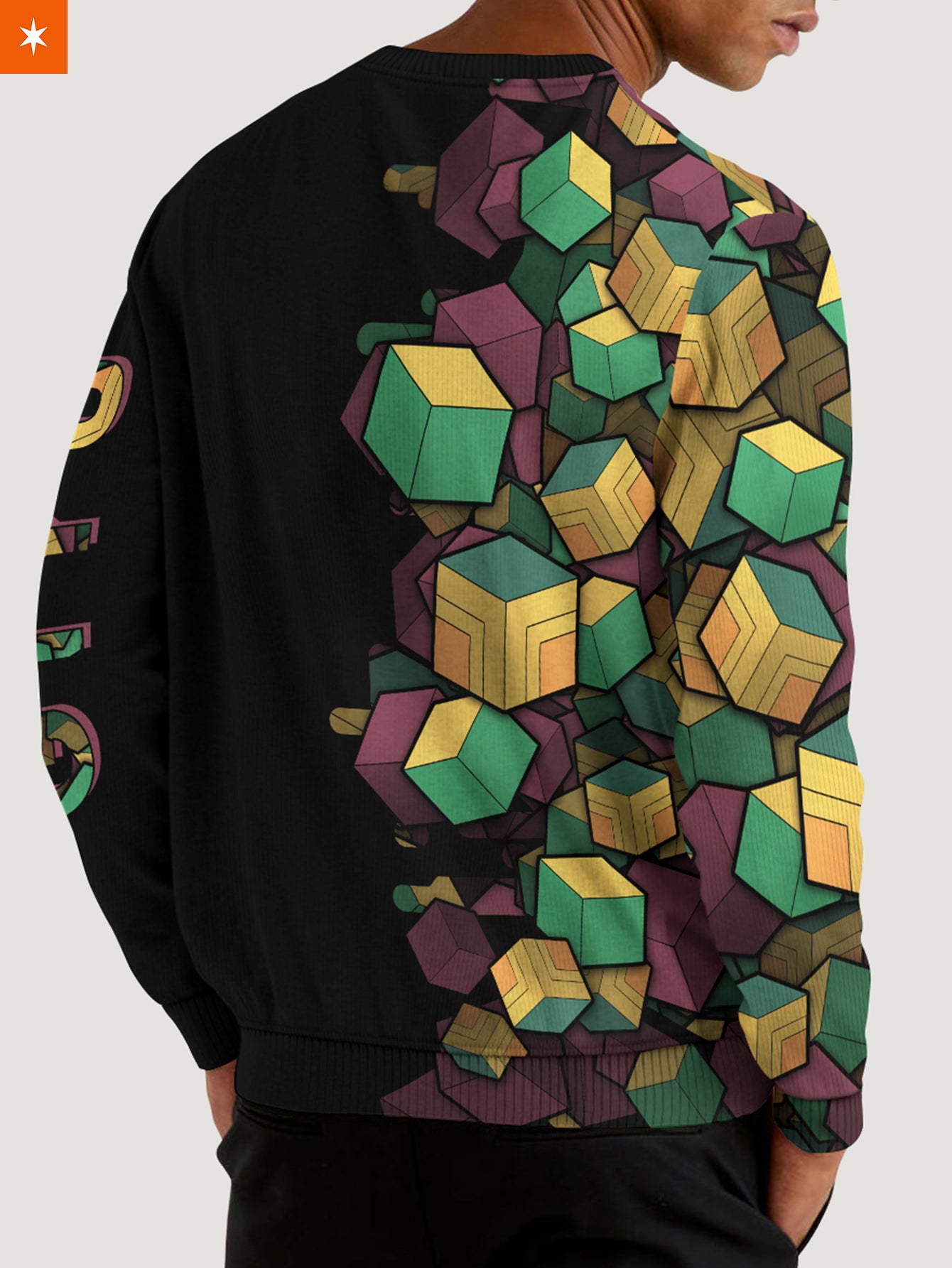 Fandomaniax - [Buy 1 Get 1 SALE] Giyu Cube Unisex Wool Sweater