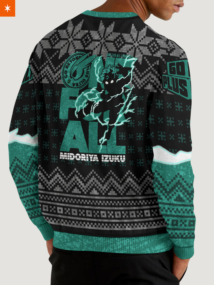 Fandomaniax - Izuku Midoriya Unisex Wool Sweater