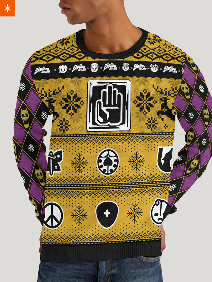 Fandomaniax - Jojo Bizarre Christmas Unisex Wool Sweater