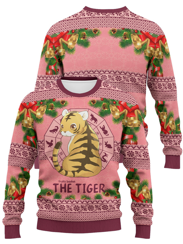 Fandomaniax - Kisa The Tiger Unisex Wool Sweater