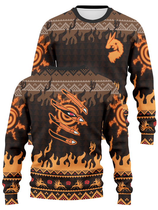 Fandomaniax - Kurama Mark Unisex Wool Sweater