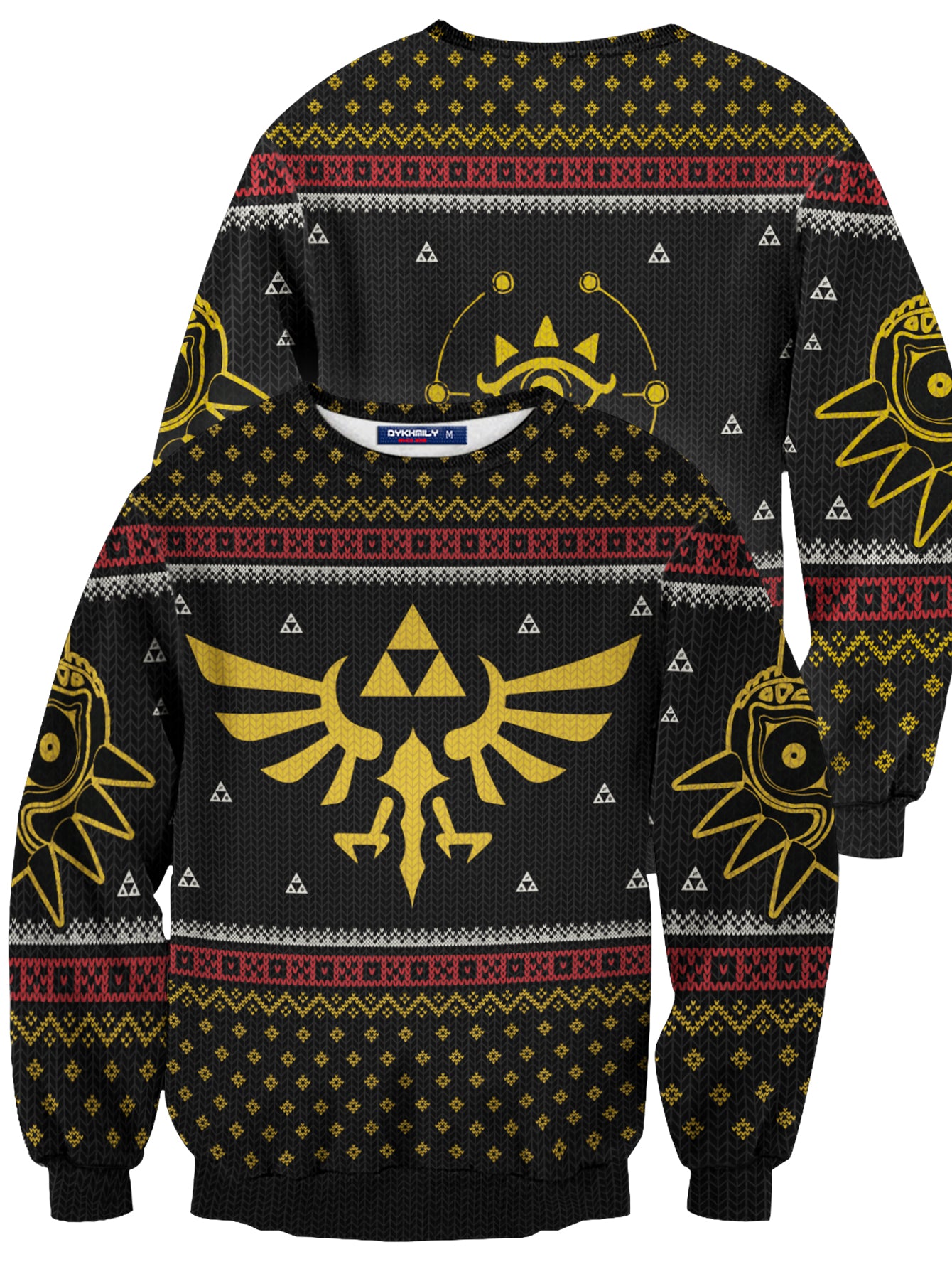 Fandomaniax - Legend of Zelda Triforce Christmas Unisex Wool Sweater