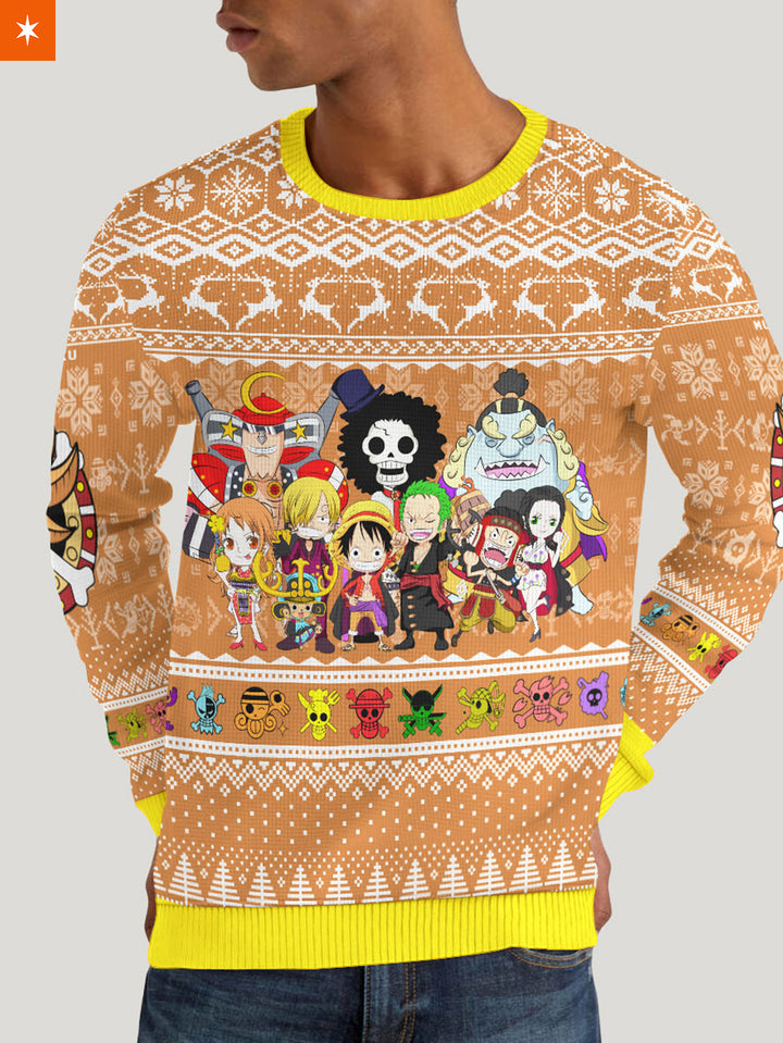 Fandomaniax - [Buy 1 Get 1 SALE] Merry Mugiwara Pirates Unisex Wool Sweater