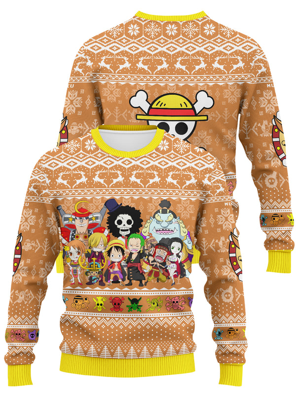 Fandomaniax - [Buy 1 Get 1 SALE] Merry Mugiwara Pirates Unisex Wool Sweater