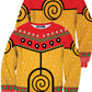 Fandomaniax - Nine Tails Christmas Chakra Unisex Wool Sweater