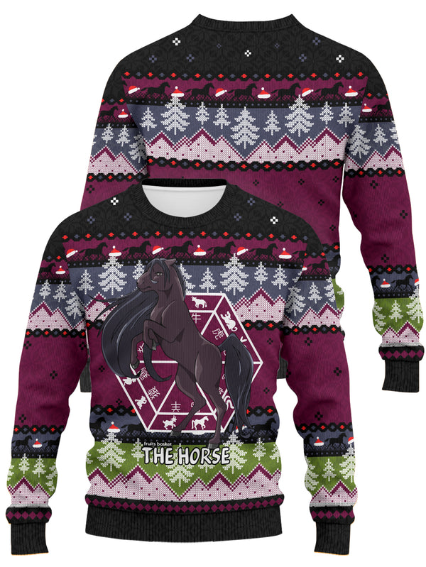 Fandomaniax - Rin The Horse Unisex Wool Sweater