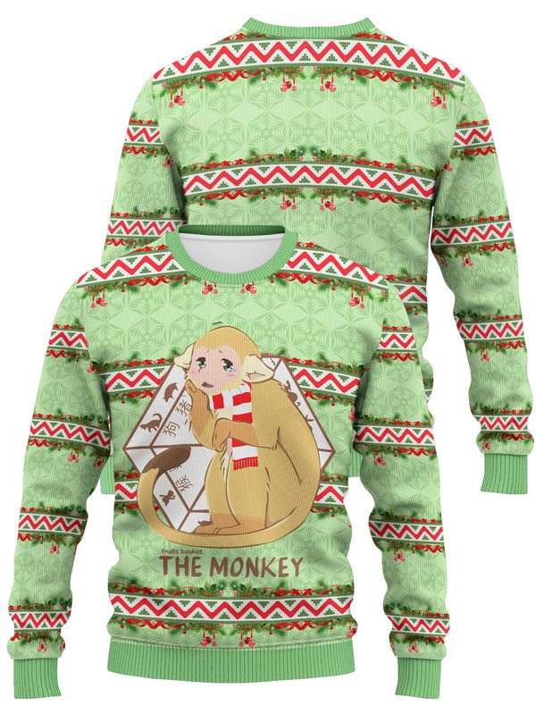 Fandomaniax - Ritsu The Monkey Unisex Wool Sweater