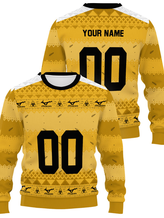 Fandomaniax - Personalized Team Johzenji Christmas Unisex Wool Sweater