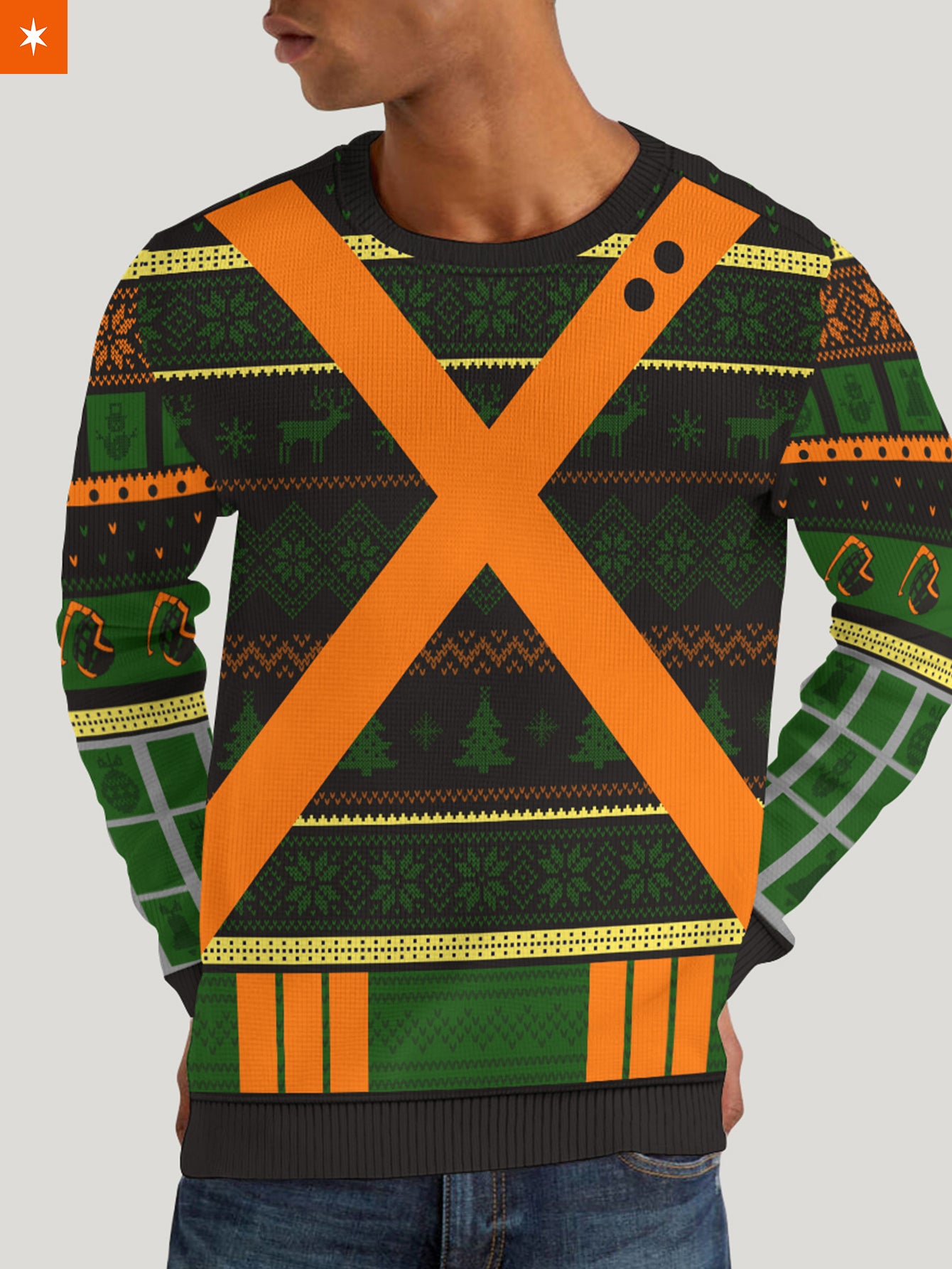 Fandomaniax - UA High Katsuki Unisex Wool Sweater