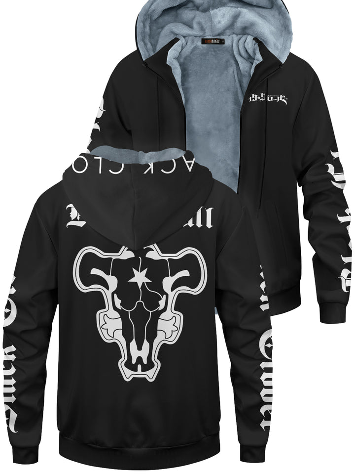 Fandomaniax - Black Bull Velvet Hoodie