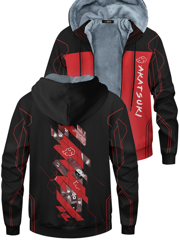 Fandomaniax - Fragment Akatsuki Velvet Hoodie