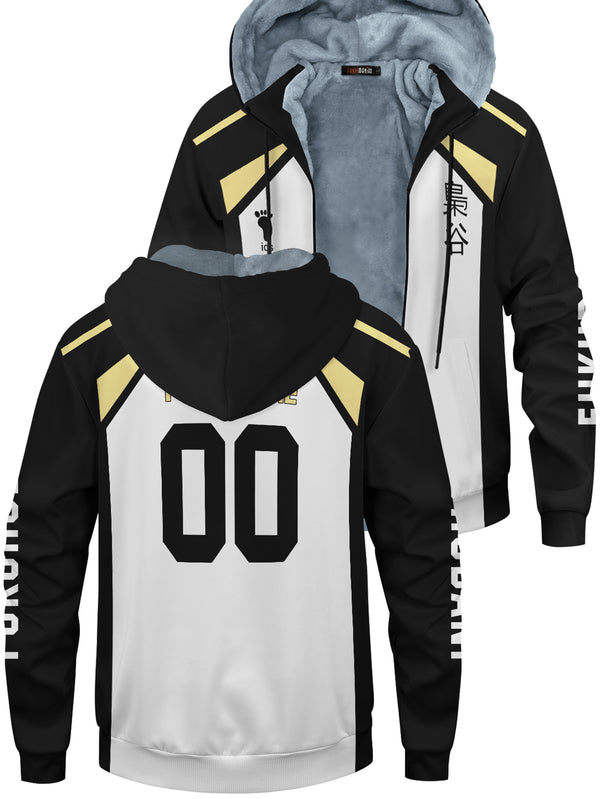 Fandomaniax - Personalized Team Fukurodani Velvet Hoodie