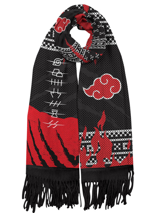 Fandomaniax - [Buy 1 Get 1 SALE] Red Cloud Pride Christmas Wool Scarf