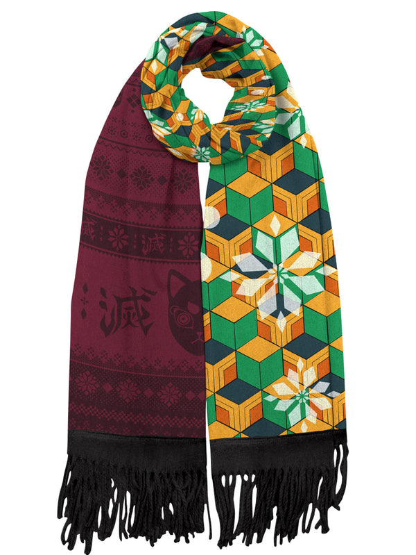 Fandomaniax - [Buy 1 Get 1 SALE] Giyu Christmas Wool Scarf