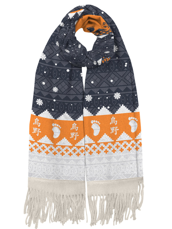 Fandomaniax - [Buy 1 Get 1 SALE] Karasuno Christmas Wool Scarf