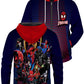 Fandomaniax - Spiderman Multiverse Unisex Zipped Hoodie