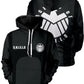 Fandomaniax - Agents of SHIELD Unisex Pullover Hoodie