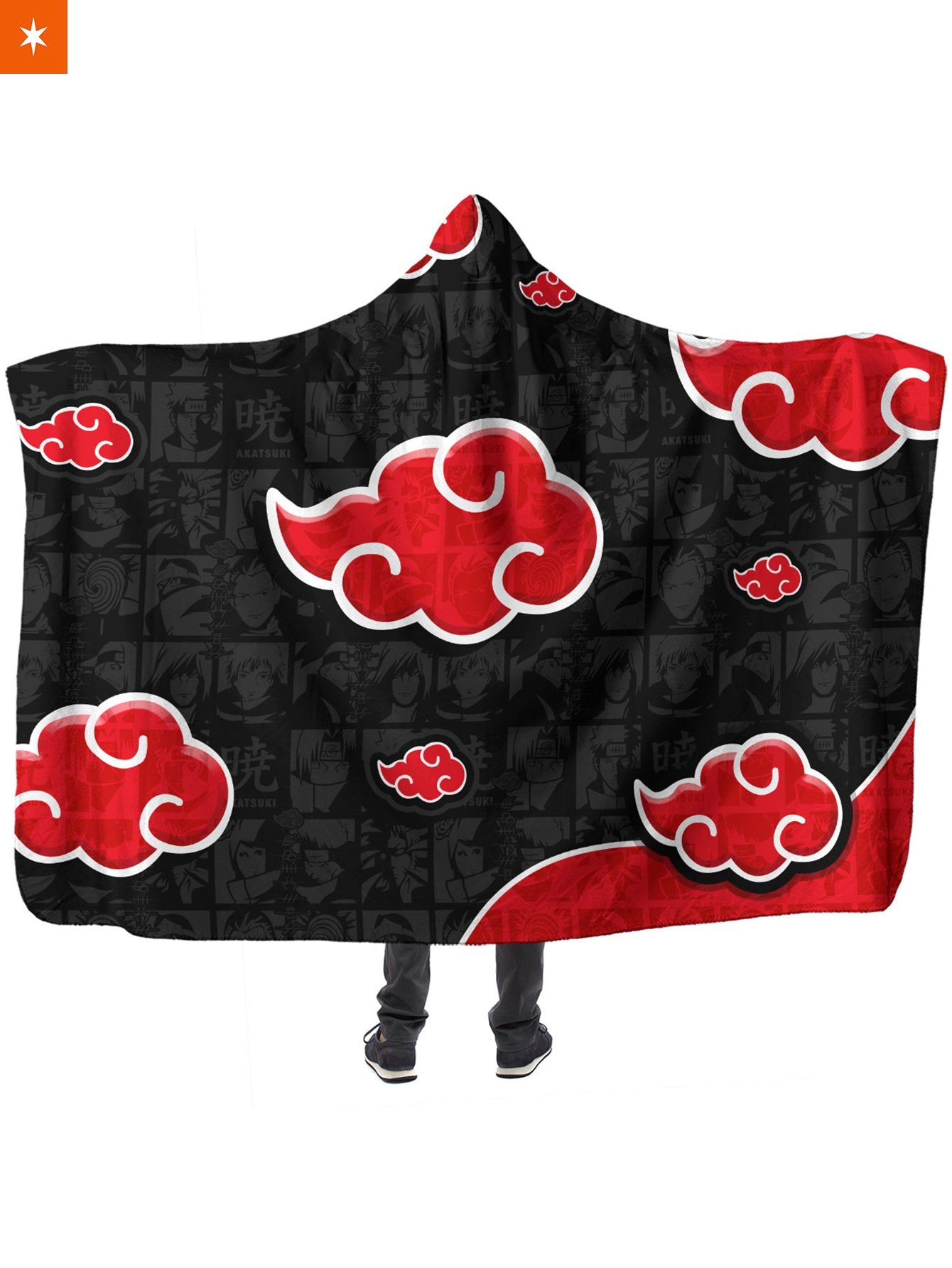Fandomaniax - Akatsuki Gang Hooded Blanket