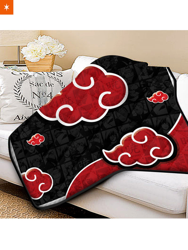 Fandomaniax - Akatsuki Gang Quilt Blanket