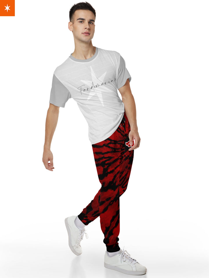 Fandomaniax - Akatsuki Tie Dye Jogger Pants