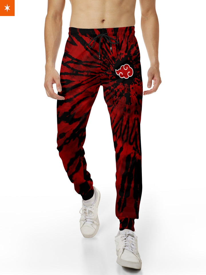 Fandomaniax - Akatsuki Tie Dye Jogger Pants