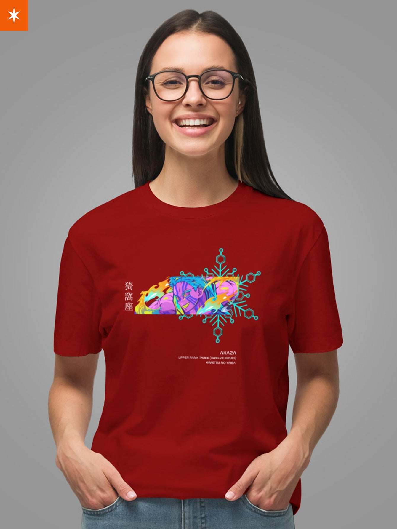Fandomaniax - Akaza Psych Unisex T-Shirt