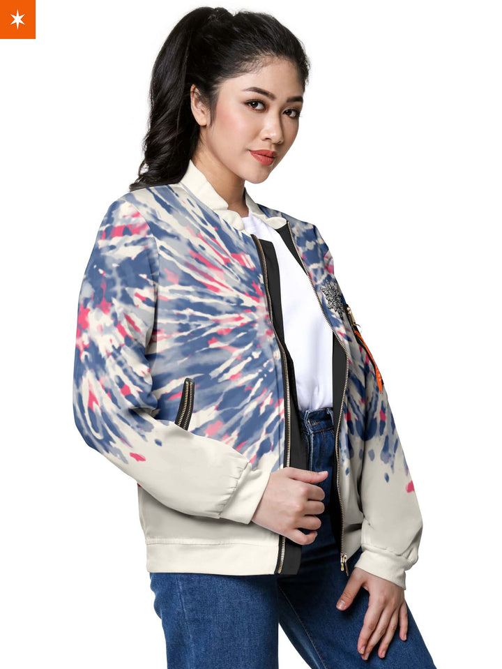 Fandomaniax - Akaza Tie Dye Bomber Jacket