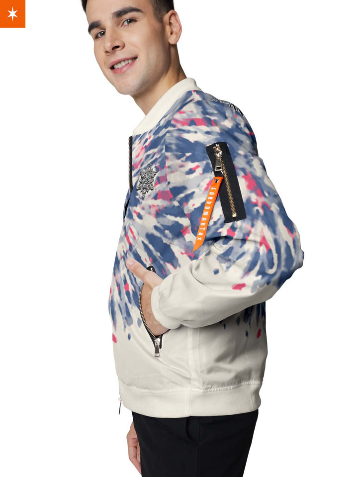 Fandomaniax - Akaza Tie Dye Bomber Jacket