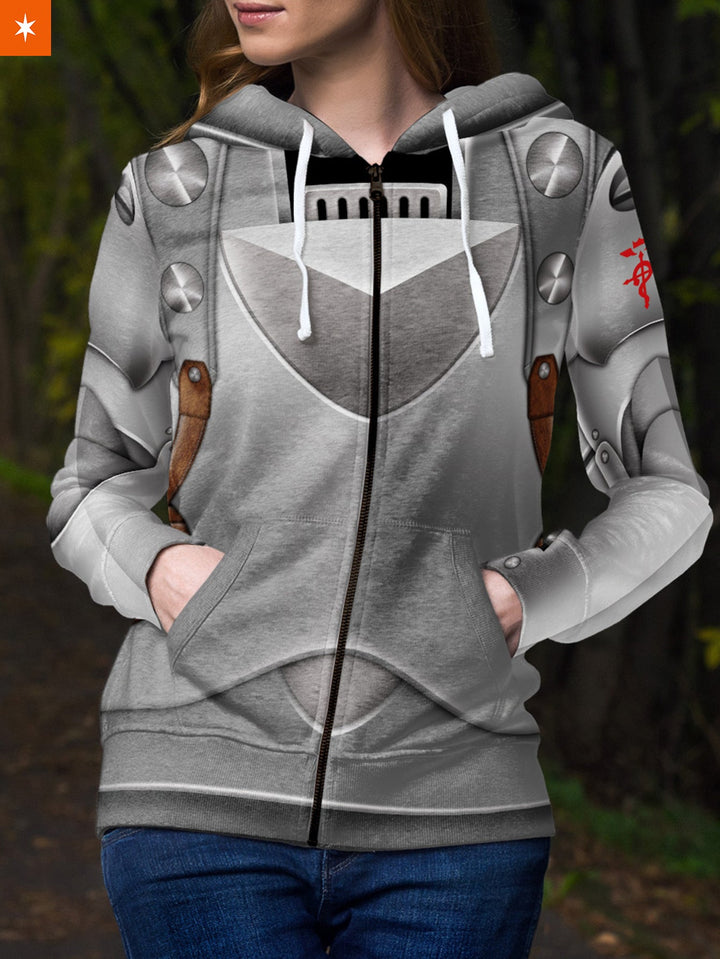 Fandomaniax - Al Elric Unisex Zipped Hoodie