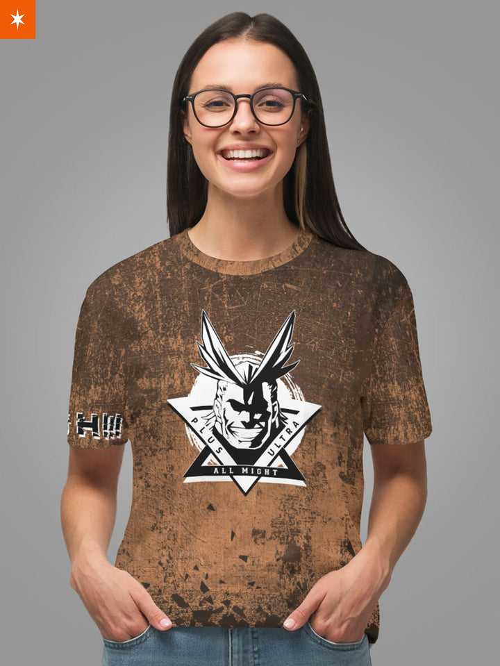 Fandomaniax - All Might Spirit Unisex T-Shirt