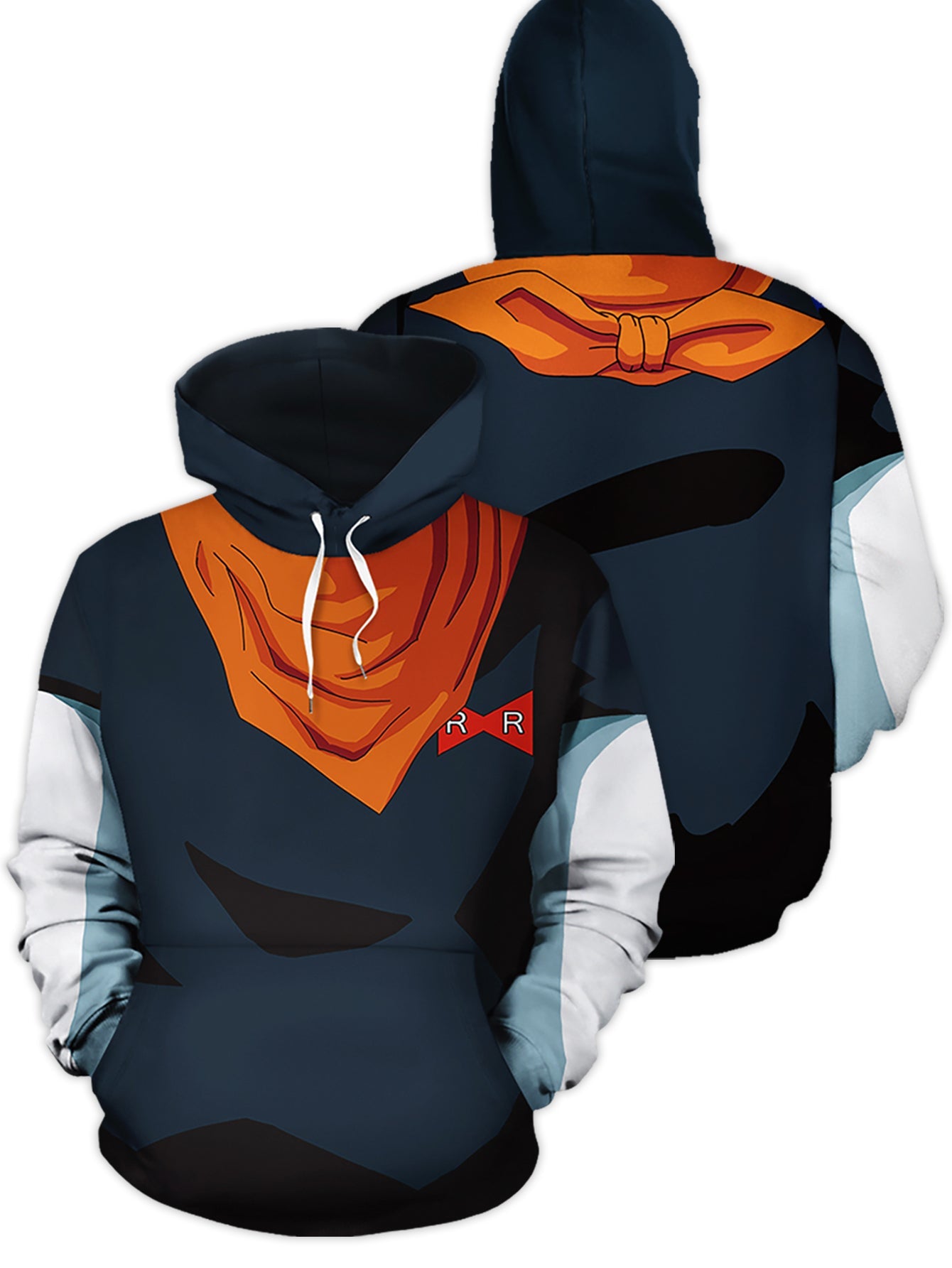 Fandomaniax - Android 17 Unisex Pullover Hoodie