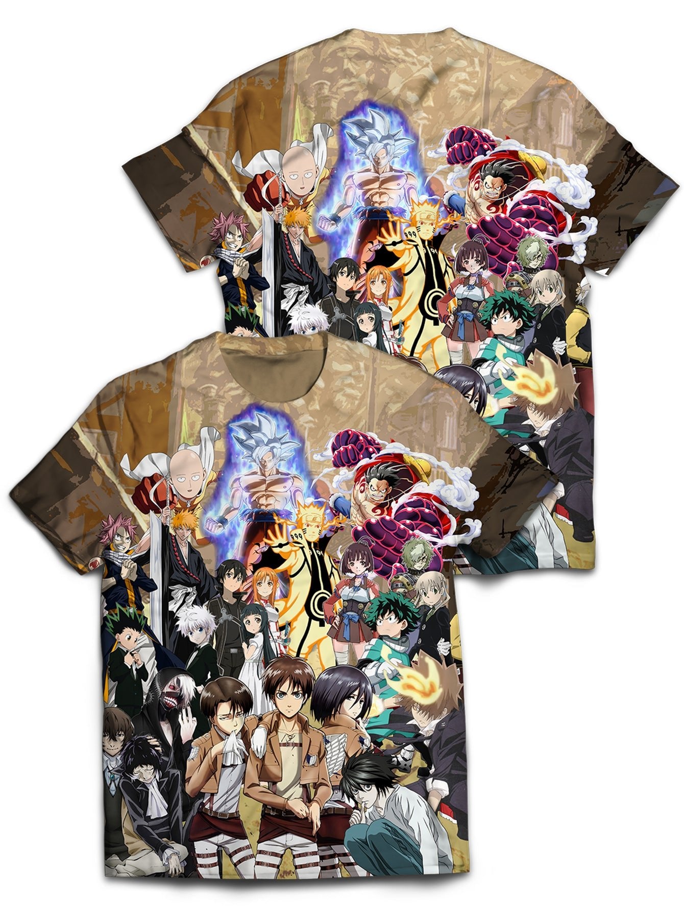 Fandomaniax - Anime Mashup Unisex T-Shirt