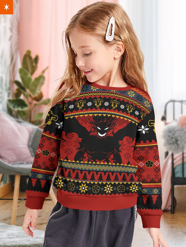 Fandomaniax - Anti Magic Demon Kids Unisex Wool Sweater