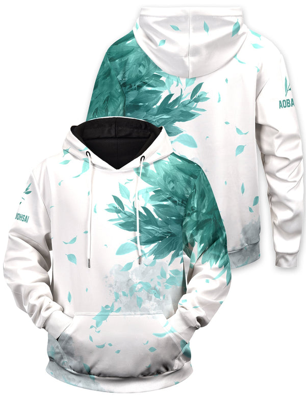 Fandomaniax - Aoba Johsai Green Leaf Unisex Pullover Hoodie