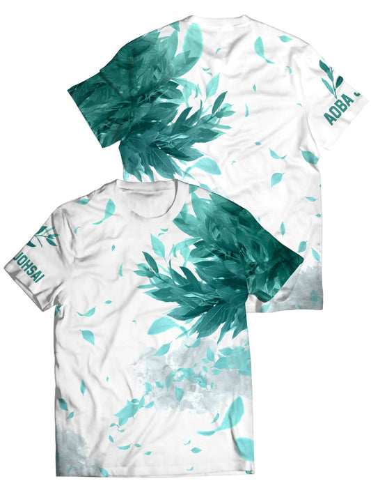 Fandomaniax - Aoba Johsai Green Leaf Unisex T-Shirt