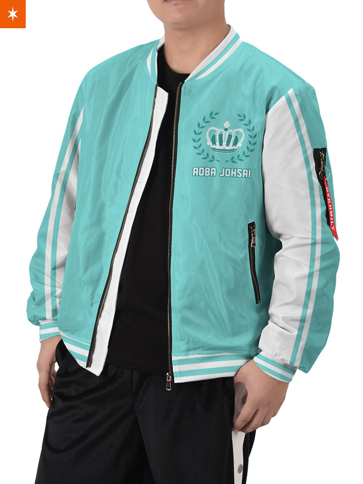 Fandomaniax - Aoba Johsai Jersey Bomber Jacket