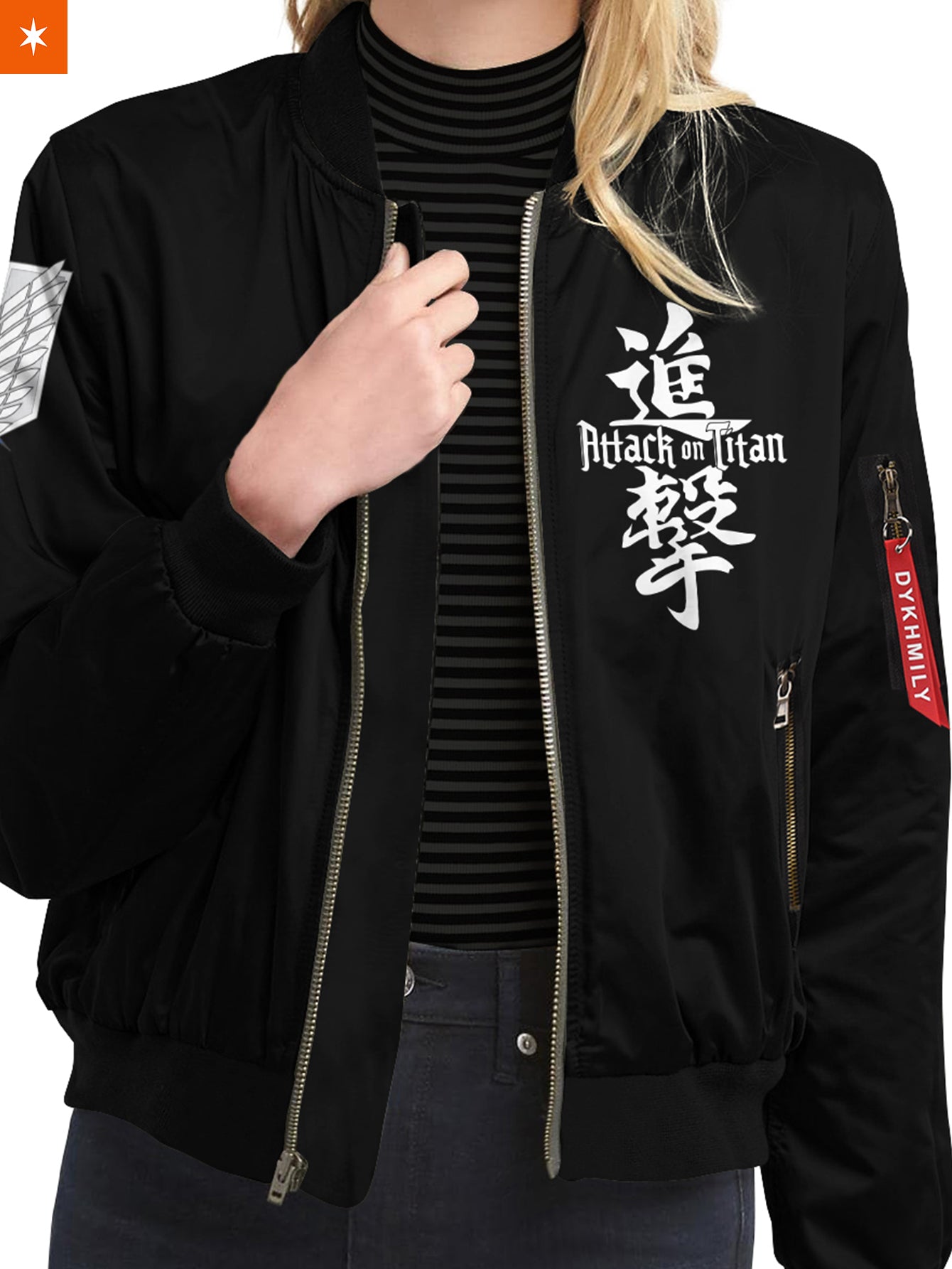 Scouting Regiment Attack on Titan Casual Bomber Jacket - Anime Ape