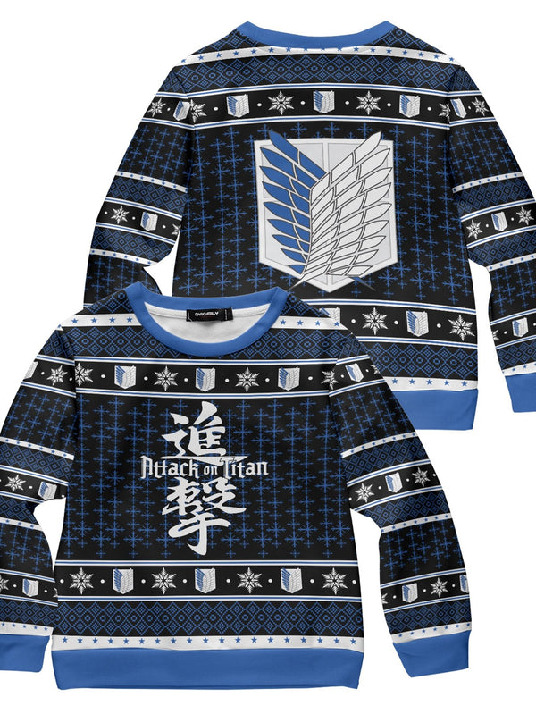 Fandomaniax - Attack on Titan Kids Unisex Wool Sweater